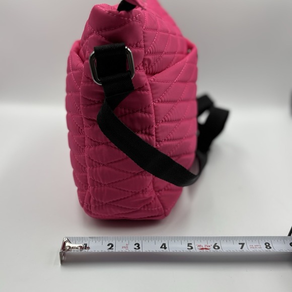 NWT Girlfriend Gear pink Puffer Quilt Large Dome Carry purse bag GLINDA WICKED - Picture 5 of 8